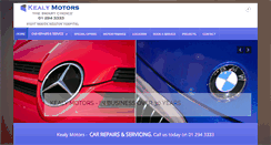 Desktop Screenshot of kealymotors.com